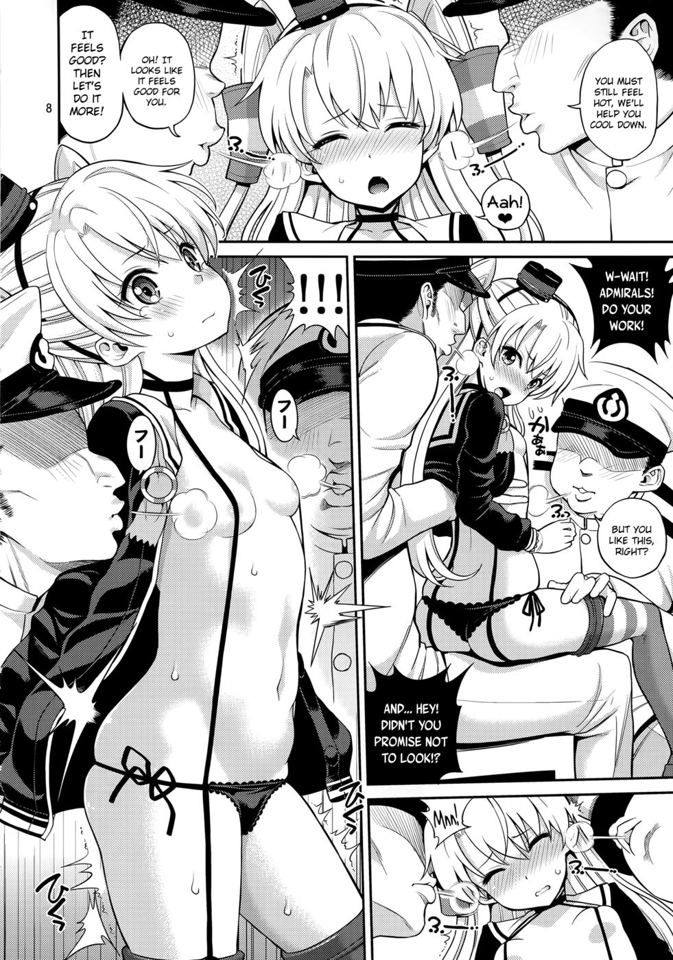 Hentai Manga Comic-Amatsukaze Sweats a Lot-Read-7